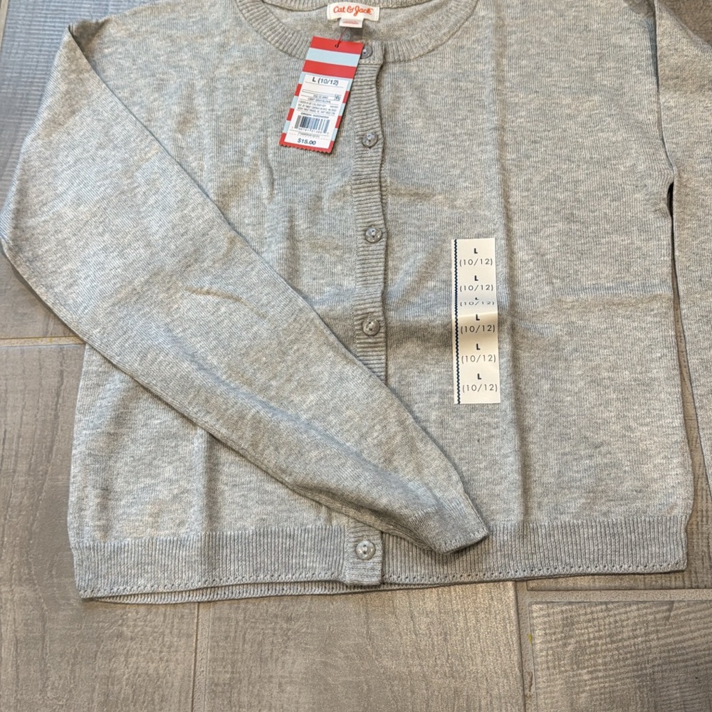 Cat & Jack Gray Cardigan